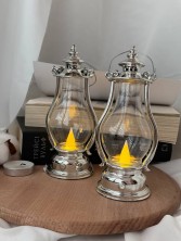 NCH-008  Cветильник-лампа  LED Lantern декоративный LED-фонарь с эффектом живого пламени, тёплый свет