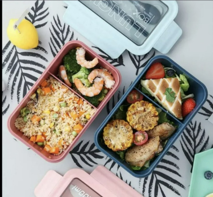 KP-254 ланчбокс Lunch + вилка, ложка 1100 ml