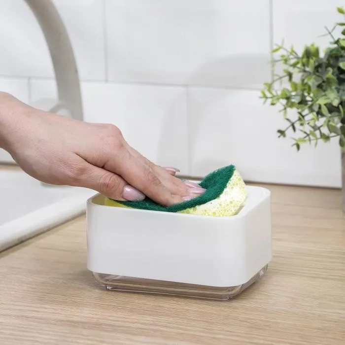 RZ-592 Дозатор Soap Dispensing Sponge Holder для моющих средств