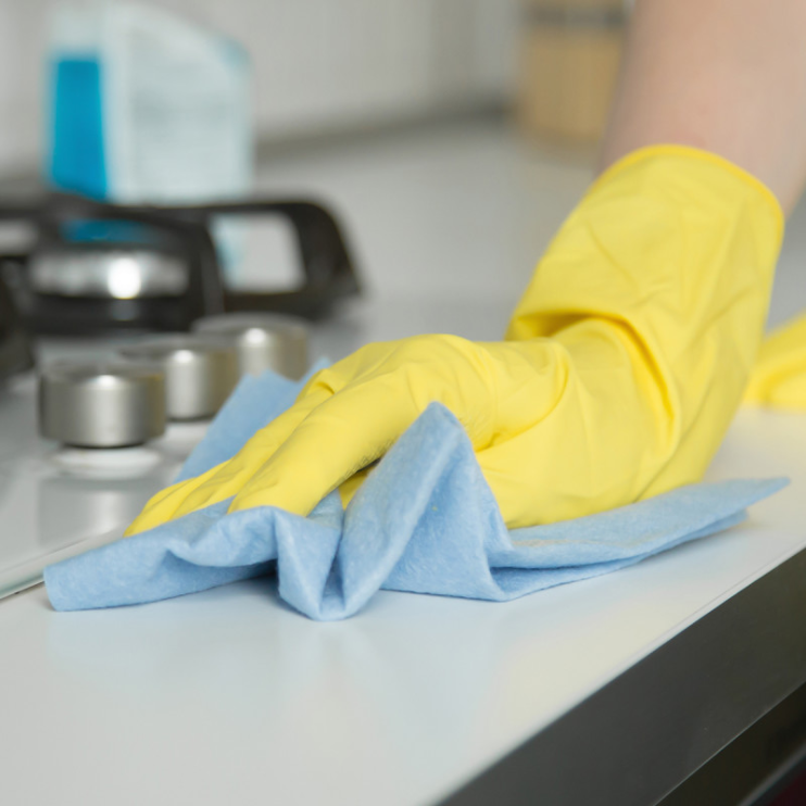 RZ-174 Перчатки хозяйственные латексные для уборки