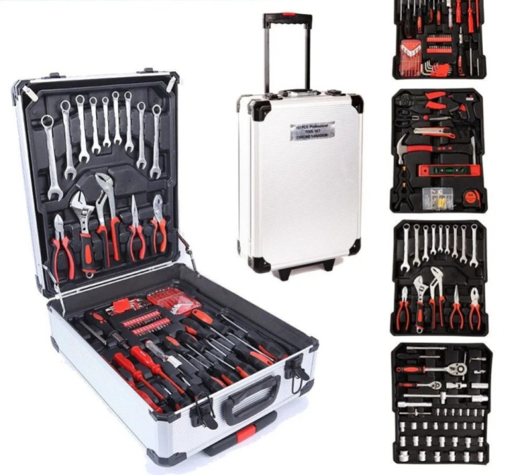 IN-186 Набор инструментов ручных 186 предметов