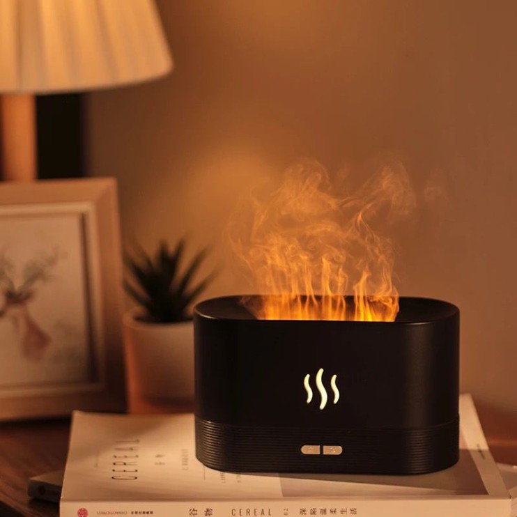 Hm-018 Увлажнитель Flame Aroma Diffuser в виде пламени