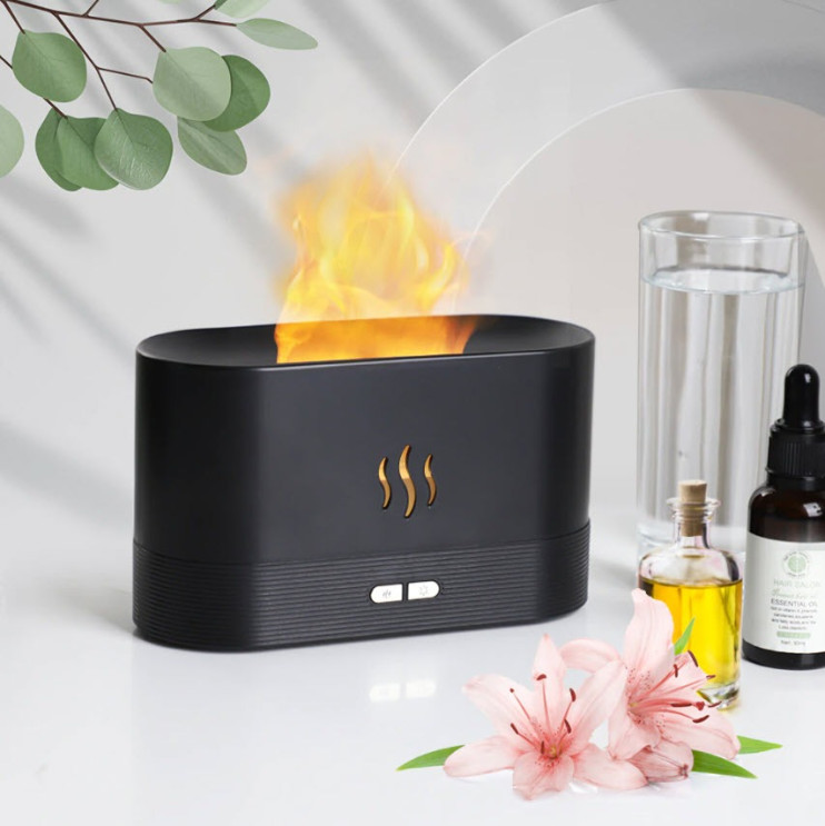 Hm-018 Увлажнитель Flame Aroma Diffuser в виде пламени