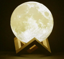 NCH-020-13 Ночник-светильник 3D Moon Lamp 13 см цветной