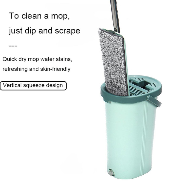 TY-002-1 Ведро со шваброй самоотжимающее круглое