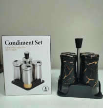 KP-658 Набор солонок Condiment Set 4pcs для специй 