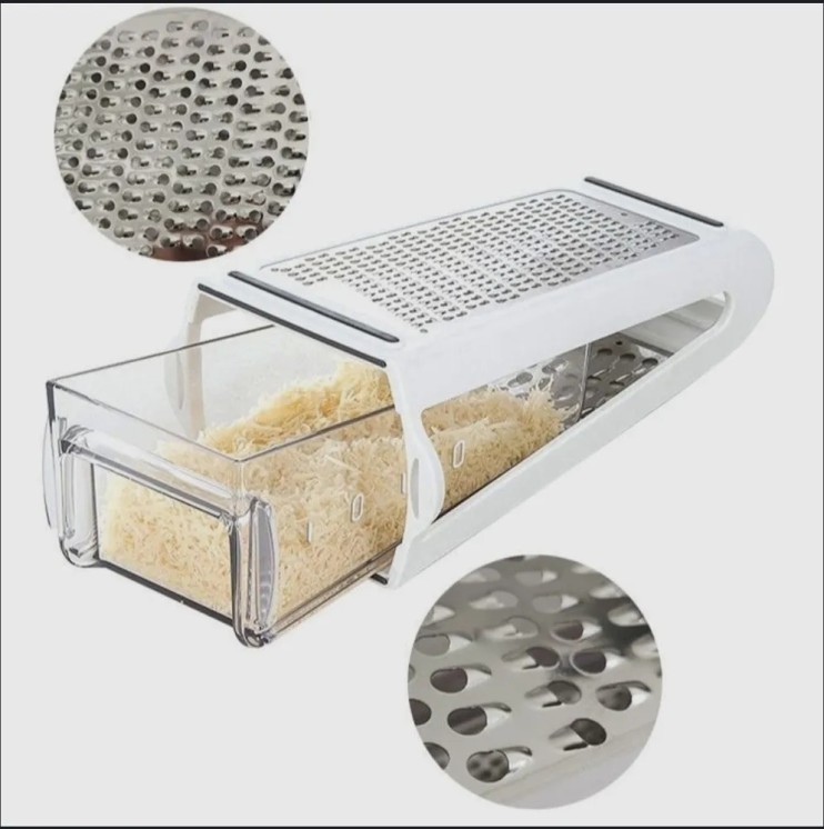 KP-907 Терка  Thinage Grate & Measure с контейнером 