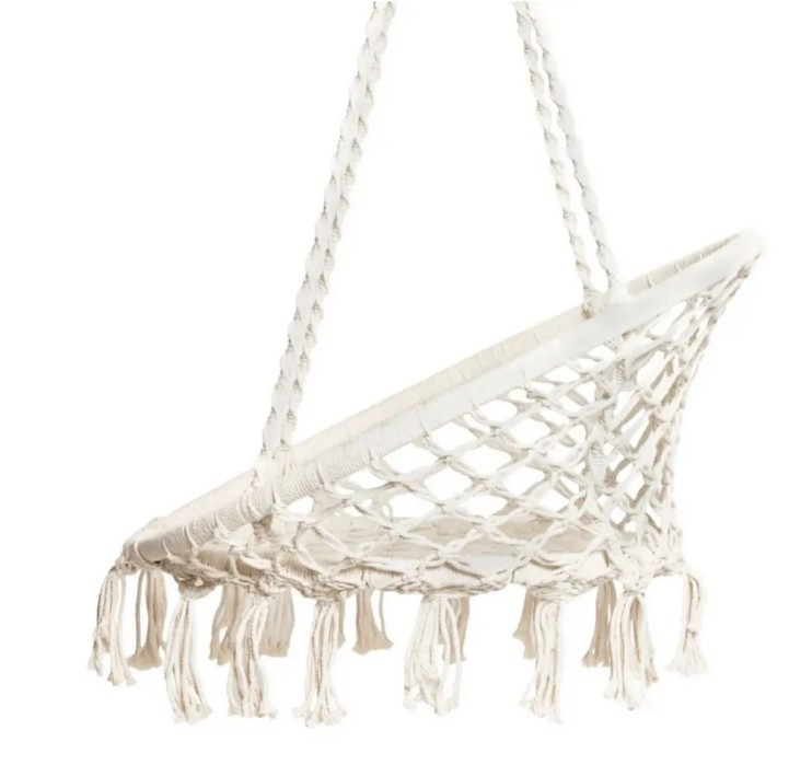 TV-567 Садовое подвесное кресло - качеля Бохо до 120 кг