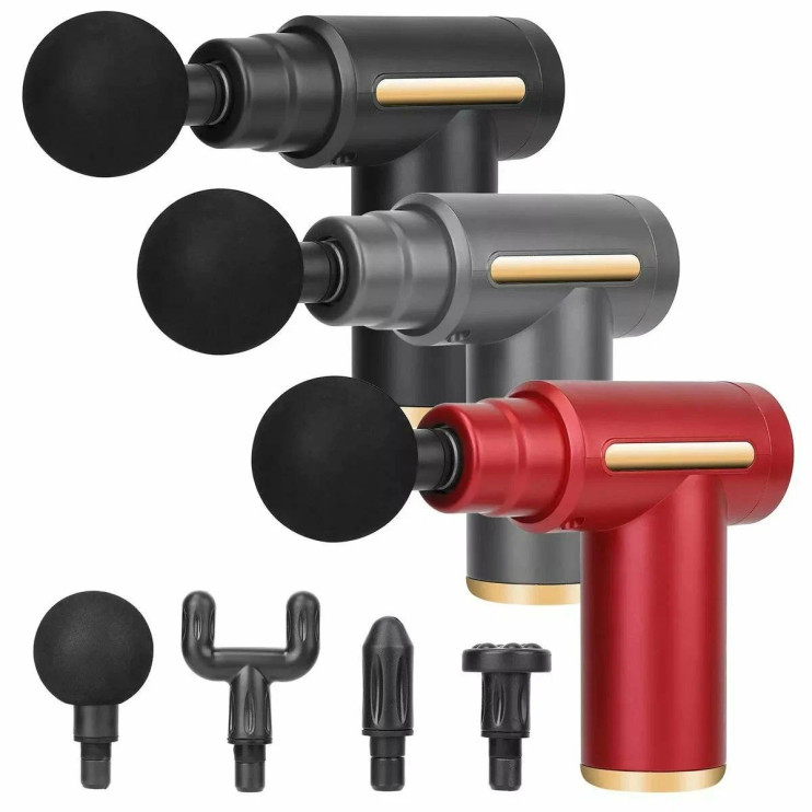 MS-255 пистолет Massage Gun массажный с сенсорным дисплеем 