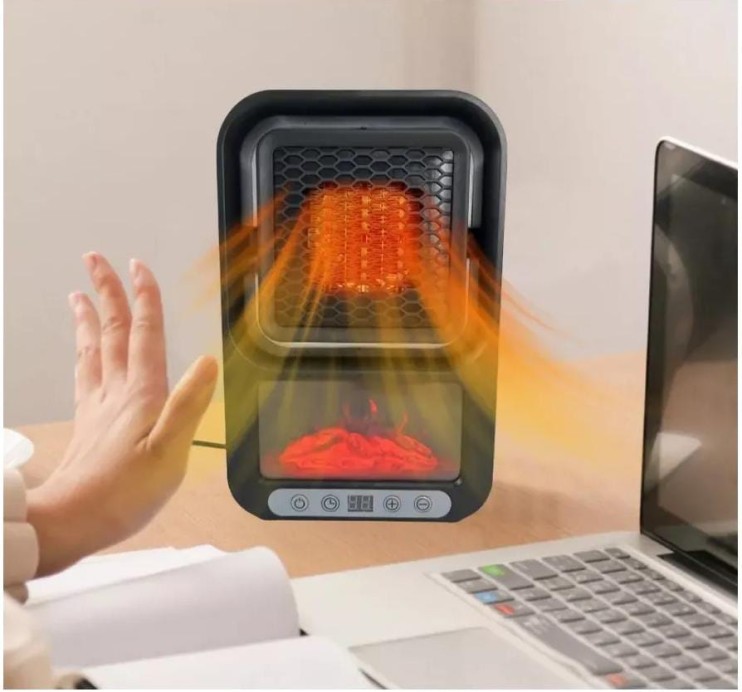 TV-808 Обогреватель Fan Heater портативный с пультом 