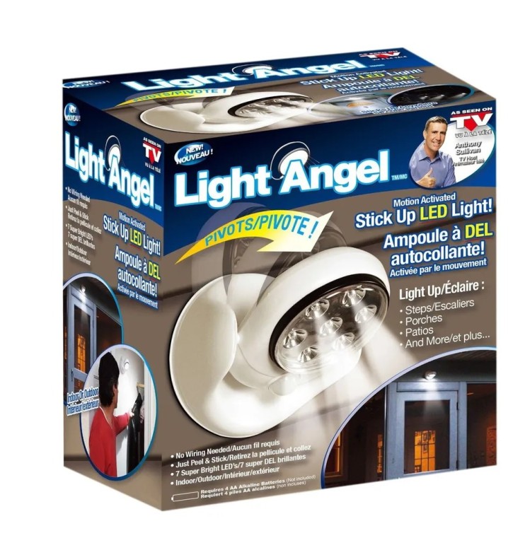 TV-296 Лампа Light Angel светодиодная с детектором движения 