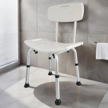 TV-902 Стул Титан со спинкой с держателем для душа 