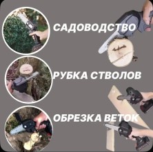 IN-153 Мини пила Mini Electric Chainsaw 24V садовая ,аккумуляторная ,цепная для обрезки деревьев 