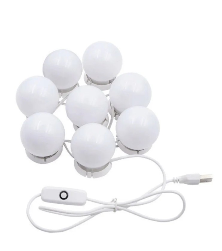 TDK-021 Лампа для макияжа набор 10шт