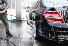 IN-178-1 Автомойка  высокого давления многофункциональна с 2 батарейками