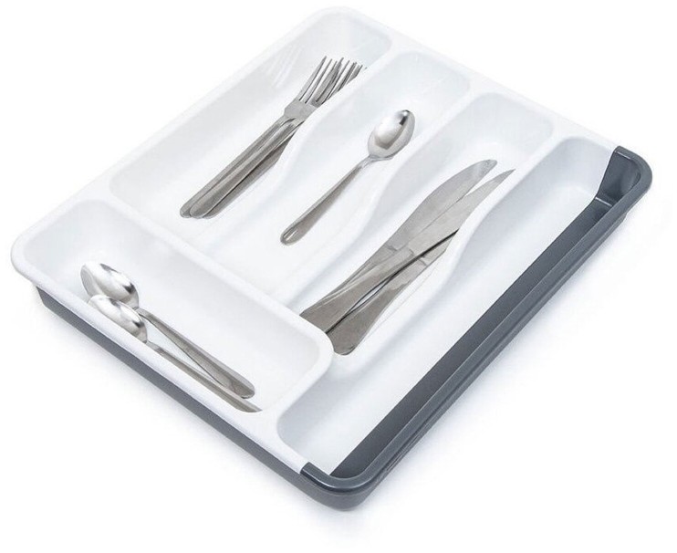 KP-546 Лоток  для столовых приборов черно-белое