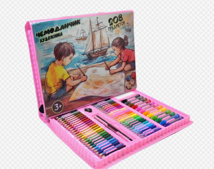 DT-231 Набор детский для творчества 208 предметов