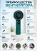 VR-026 Вентилятор Fan Led Digital Display Fan портативный с дисплеем, настольный USB, бесшумный, аккумуляторный для дома и офиса