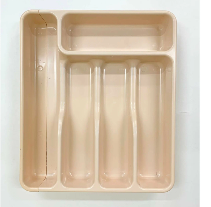 KP-345 Органайзер-лоток для столовых приборов персиковые