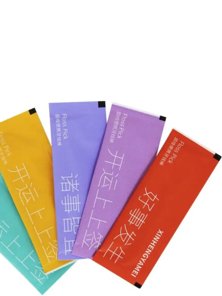 TDK-181 Флоссы для зубов цветные в ведерке 100 шт