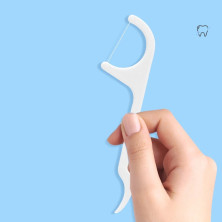 TDK-181 Флоссы для зубов цветные в ведерке 100 шт