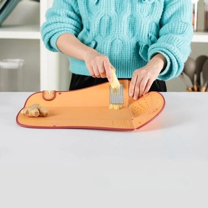 KP-602 Доска 6 in1 Foldable Cutting Board многофункциональная