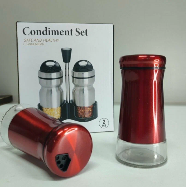 KP-736 Органайзер Condiment Set 2pcs набор солонок