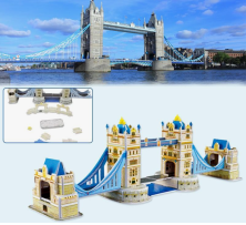 DT-332 3D Пазл CubicFun Tower Bridge 52 pcs
