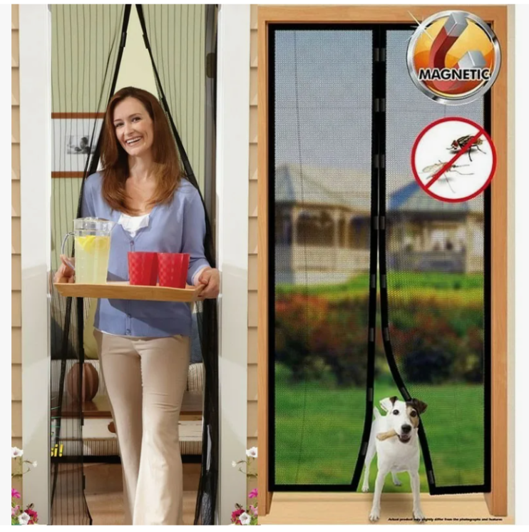 TV-909 Шторка Magic Mesh антимоскитная магнитная 120х210 см