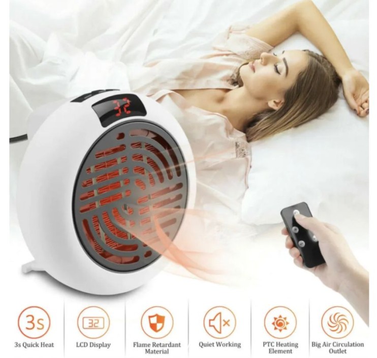 TDK-018  Обогреватель Wonder Heater Pro портативный, настенный с индикатором