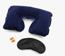 TV-098 Подушка Travel  Pillow надувная  для путешествий с маской