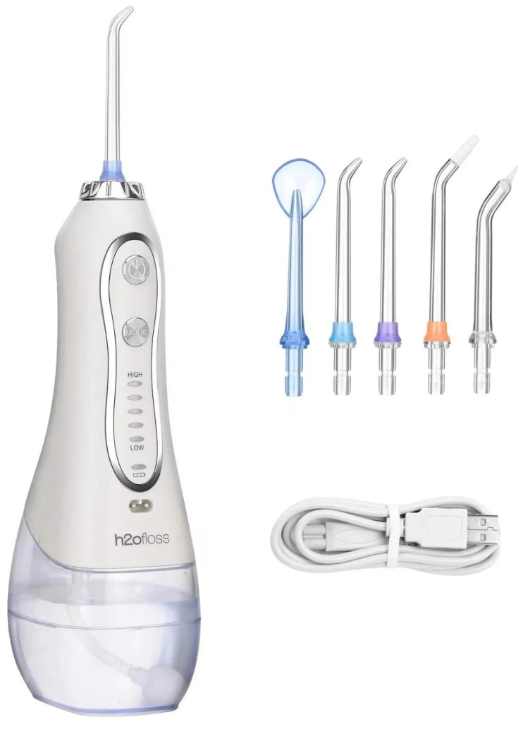 TDK-042 Ирригатор H2O Floss 5 насадок 