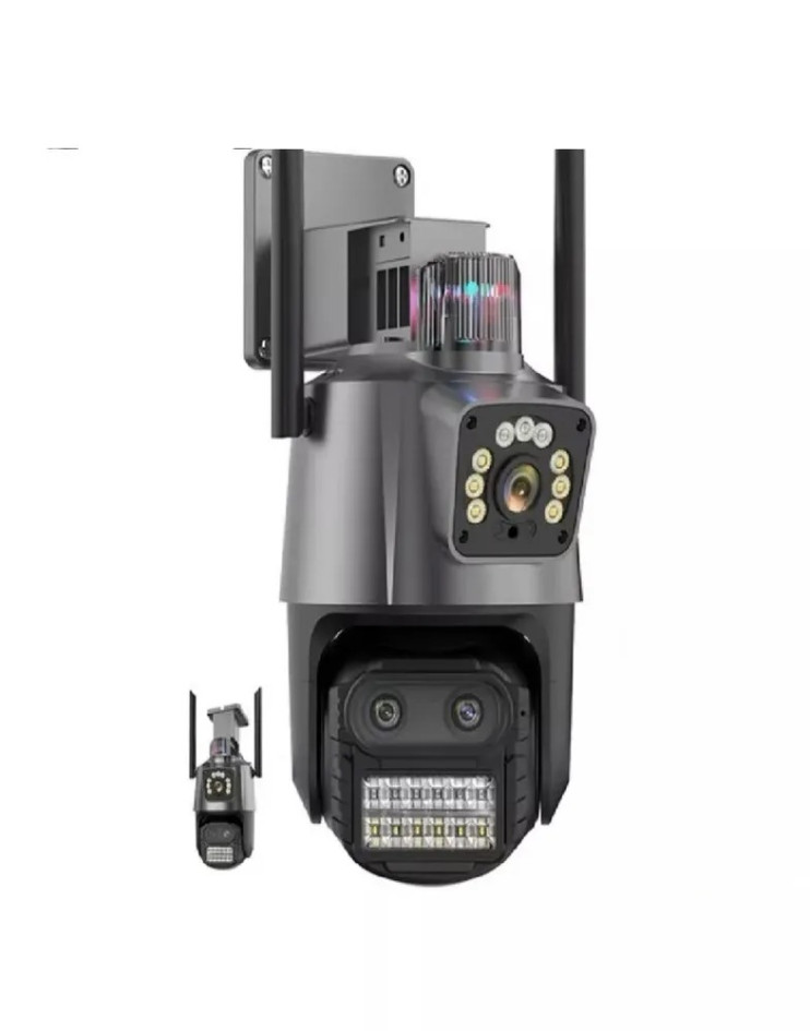 KN-011 камера видеонаблюдения Pro Smart Camera уличная с двумя объективами