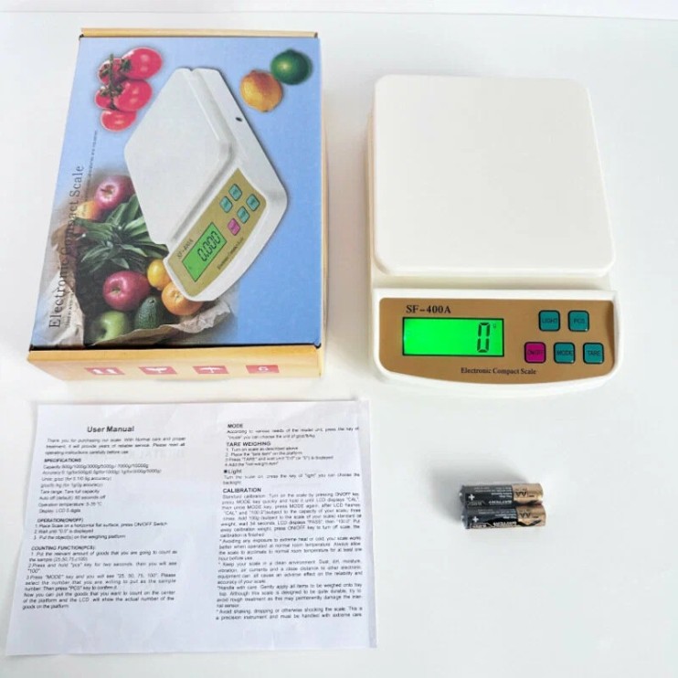 VI-043 Весы Electronic Compact Scale SF-400A кухонные 