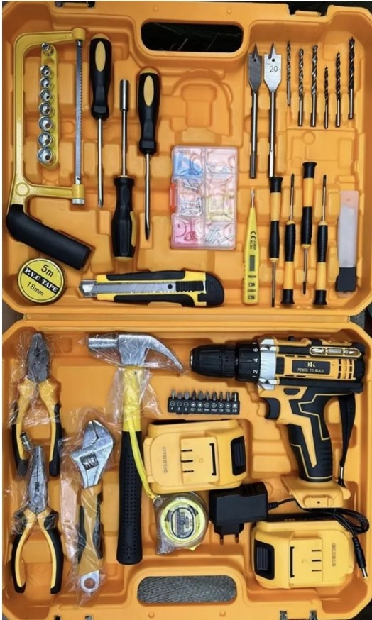 IN-172 Шуруповерт-набор инструментов OK