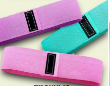 TR-041  Резинка для фитнеса в мешочке тканевая