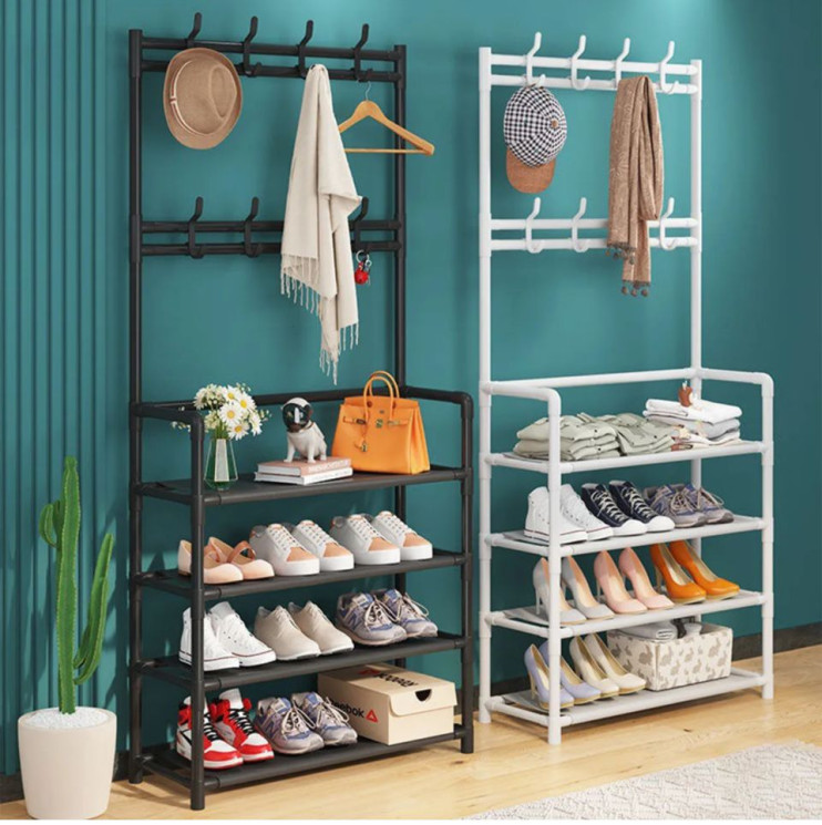 TV-232 Вешалка и стойка для обуви Floor Clothes Rack напольная