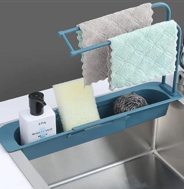 KP-514 Универсальный органайзер для раковины с подвесным держателем для полотенец