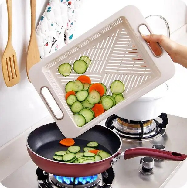 KP-467 Доска разделочная с дуршлагом TV-A4