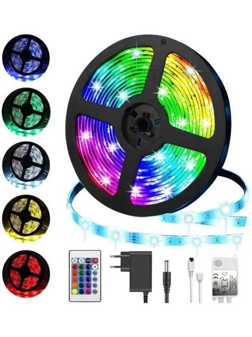 RZ-577-1 Лента Led Strip светодиодная 5 м с пультом