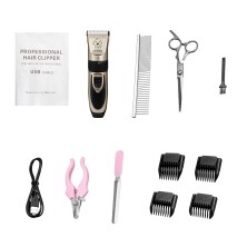 TV-804 Набор для стрижки животных Professional Pet Electric Clipper электрическая машинка с насадками
