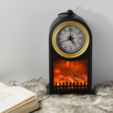 NCH-074 Камин Led Fireplace Lantern декоративный с часами
