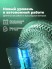 VR-022 Вентилятор JD-F11 портативный аккумуляторный с подсветкой,usb- зарядка,3 скорости, подвесной, походный для дачи и дома   