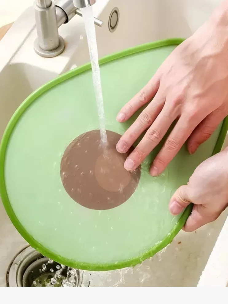 KP-391 Доска разделочная кухонная в форме авокадо маленькая