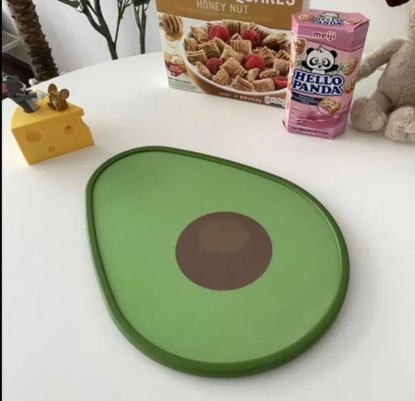 KP-391 Доска разделочная кухонная в форме авокадо маленькая