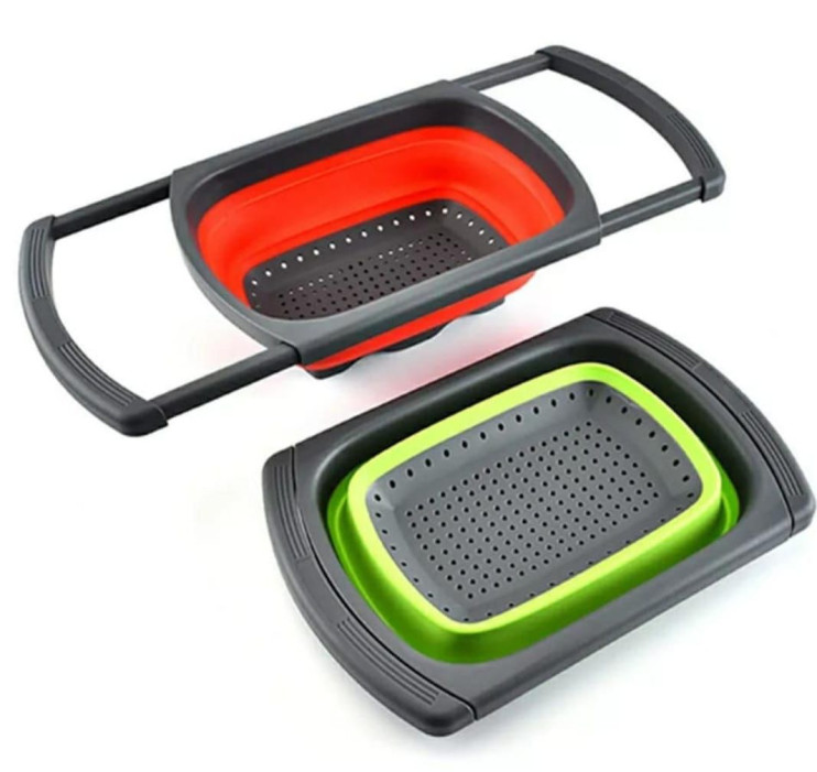 KP-404 Дуршлаг силиконовый складной