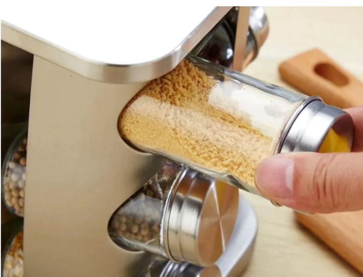 KP-009 Органайзер Набор Spice Carousel 16 шт для специй квадратные