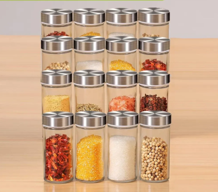 KP-009 Органайзер Набор Spice Carousel 16 шт для специй квадратные