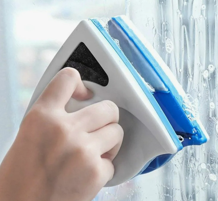 RZ-574 Щетка Doublefaced Glass Clean магнитная для мытья окон