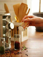 KP-011 Набор Spice Carousel для специй металл 16 шт 